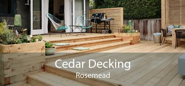 Cedar Decking Rosemead