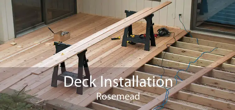 Deck Installation Rosemead