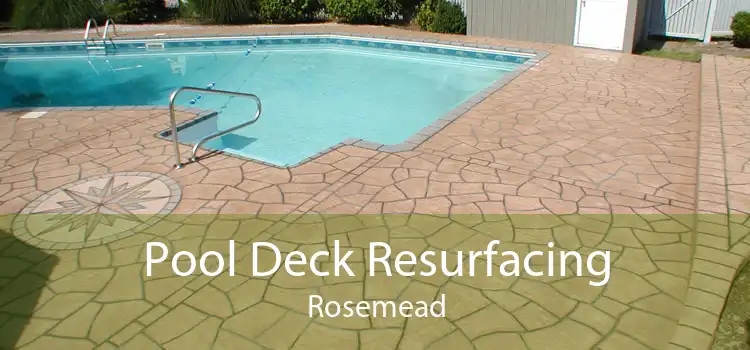 Pool Deck Resurfacing Rosemead