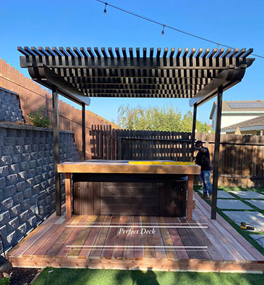 Cedar Decking in Rosemead, CA