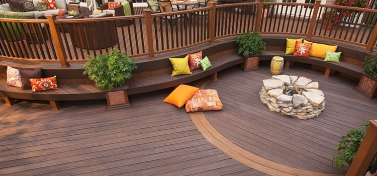 Gray TREX Decking in Rosemead, CA