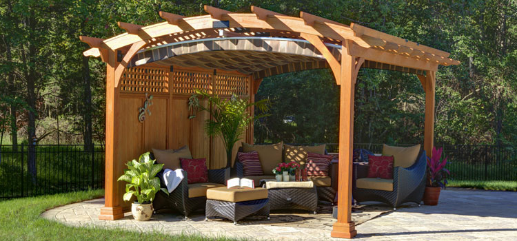 Modern Wood Pergola Installation in Rosemead, CA